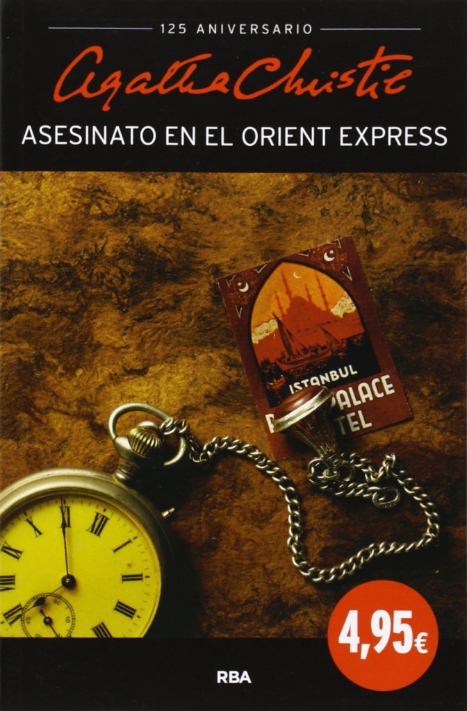Portada de la edición actual de Asesinato en el Orient Express. Imagen © RBA.