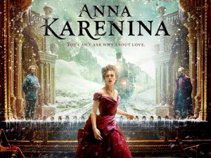 Cartel de Ana Karenina, en el que ya se refleja la importancia del tren.