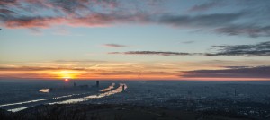 Vista de Viena desde el Mirador de Kahlenberg.