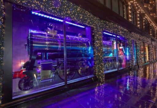 La locomotora de The Harrods Christmas Express. Pursuitist.