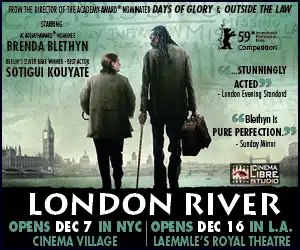 Uno de los carteles oficiales de London River.