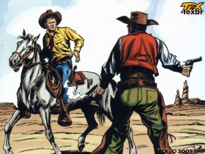 Tex es uno de los vaqueros más conocidos de Italia que ha exportado sus aventuras por todo elmundo.