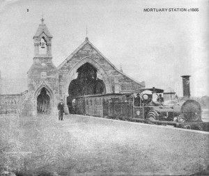 Imagen de la estación ferroviaria del cementerio de Haslem's Creek, en Sídney.