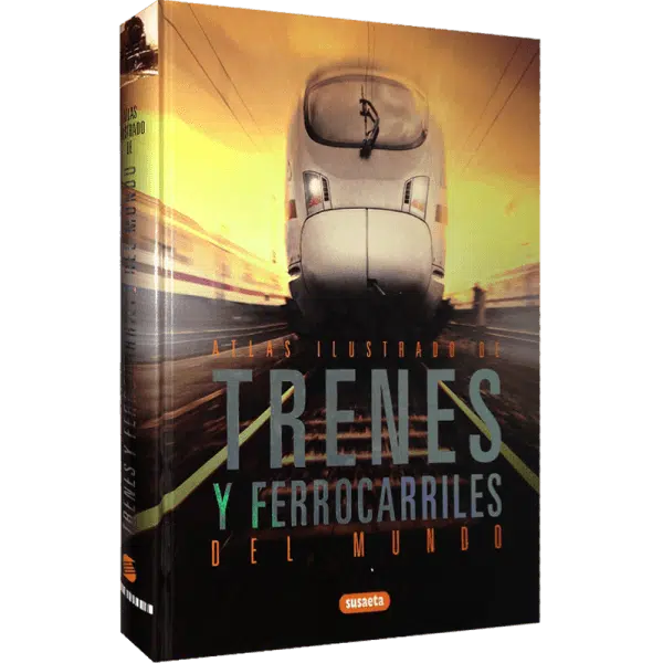 Este atlas completo sobre ferrocarriles es un regalo que gustará seguro a los apasionados del tren. Foto: Communitas Perú.