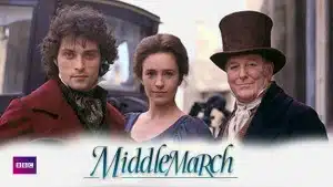 En 1994 la cadena inglesa BBC lanzó una miniserie basada en Middlemarch, aunque en este caso se centra más en las historias de los personajes que en hechos de contexto como la evolución del ferrocarril. Foto: Zwierz Popkulturany.