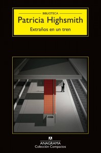 Portada de Extraños en un tren por Anagrama.