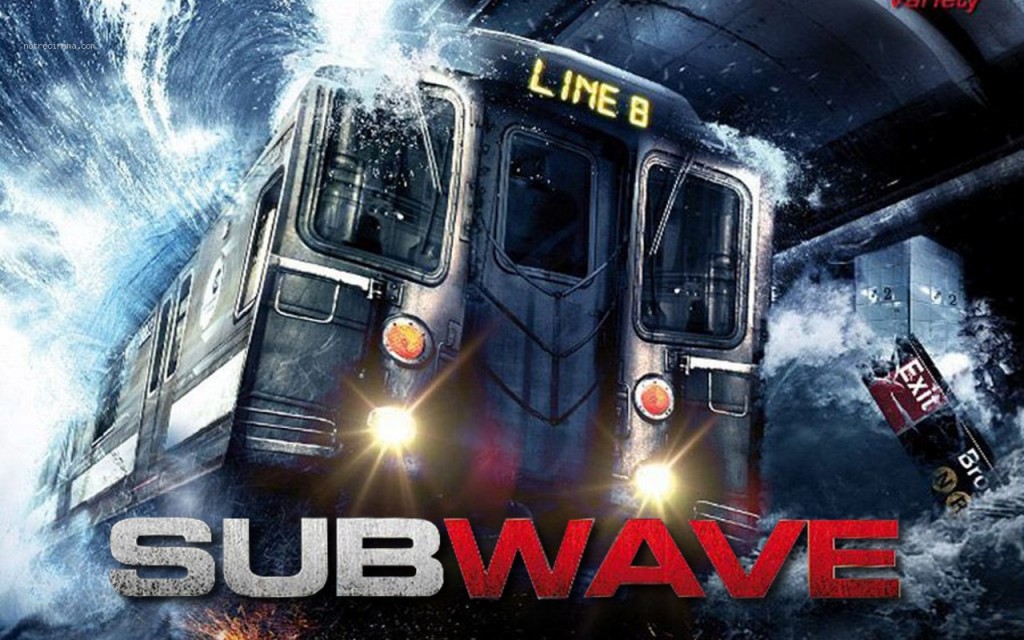 Cartel anglosajón de Subwave: Pánico en el metro. Foto: Notrecinema.