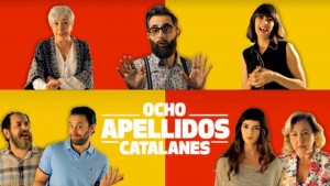 Uno de los carteles oficiales de 8 apellidos catalanes. Foto: Vanitatis.