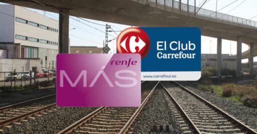 Canjear puntos Más Renfe en el ChequeAhorro del Club Carrefour.