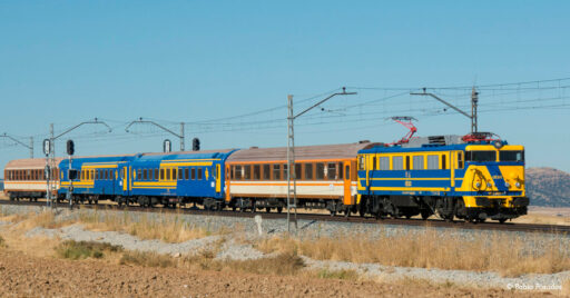 El tren de los 80 durante uno de sus viajes. © PABLO POSADAS-AAFM.