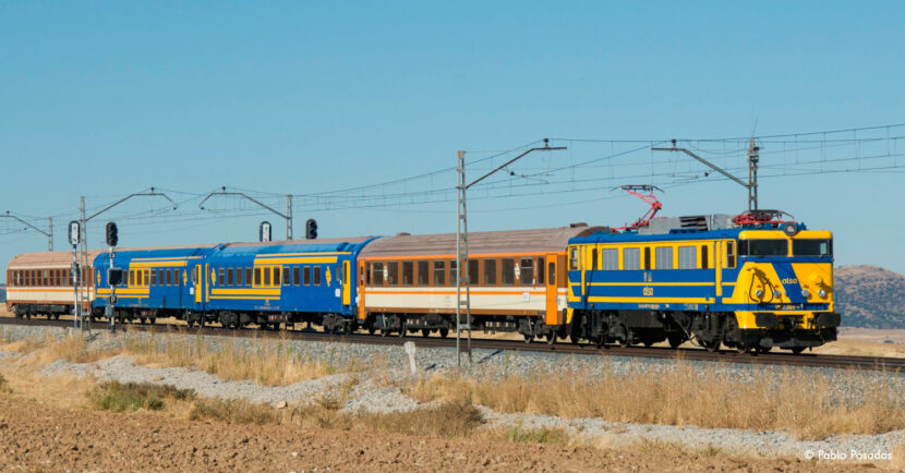 El tren de los 80 durante uno de sus viajes. © PABLO POSADAS-AAFM.
