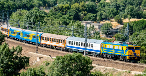 Tren de los 80 durante un viaje. © MIGUEL GALÁN-AAFM.